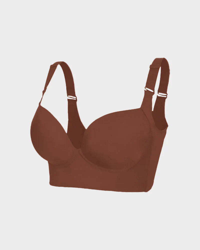 Back Smoothing Underwire Push Up Bra - Image 10