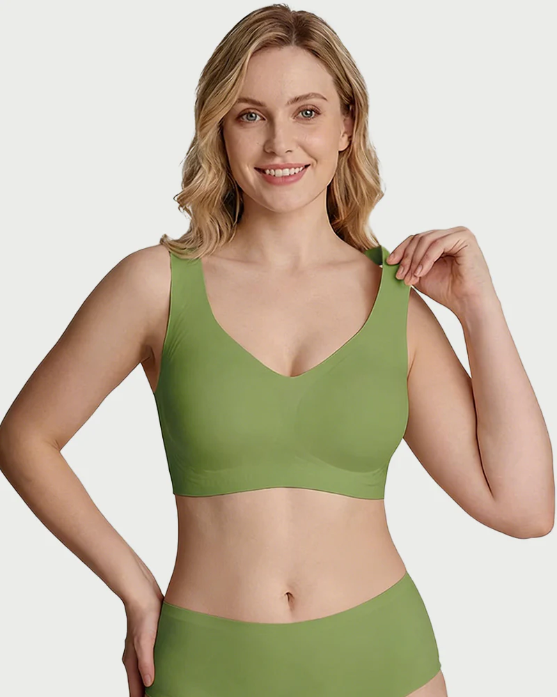 Lifting Wire-Free Antibacterial Jelly Bra - Image 18