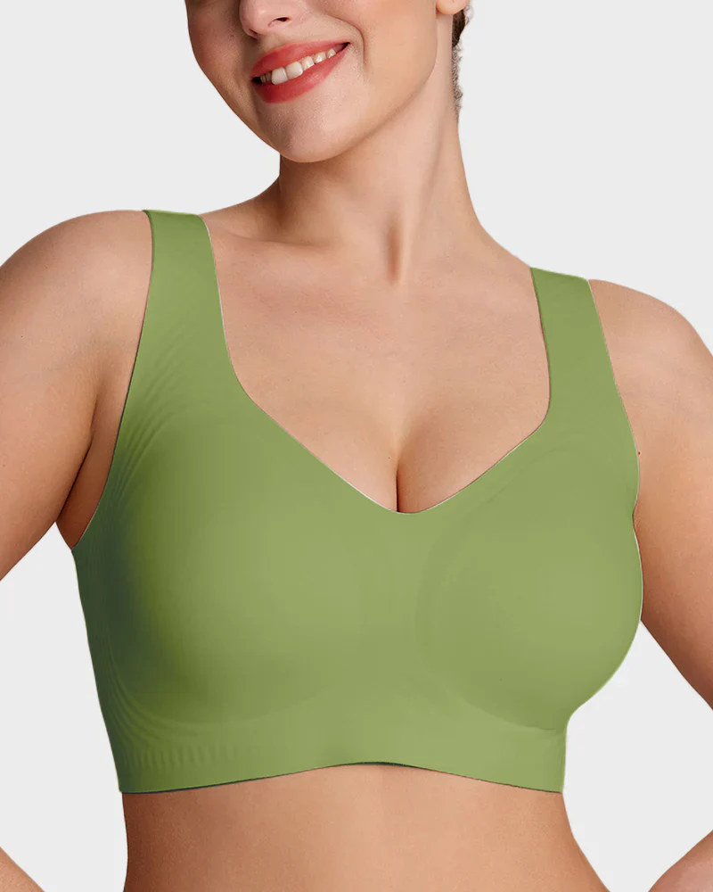 Lifting Wire-Free Antibacterial Jelly Bra - Image 25