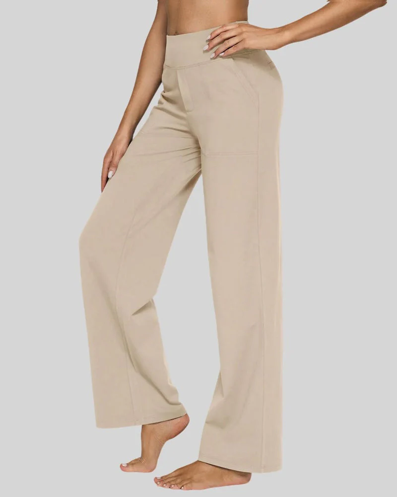 Loose High-Waist Business Casual Pants Yoga Pants - Image 15