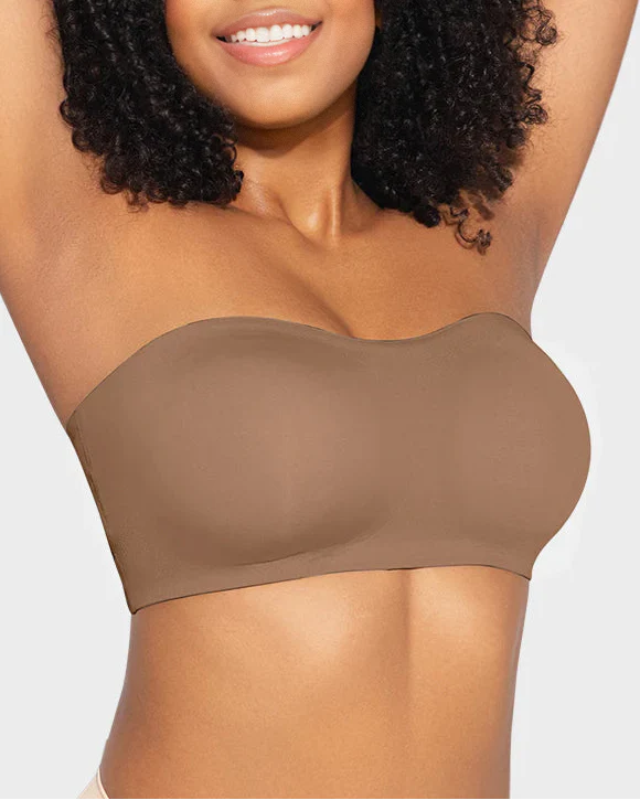 Non-Slip Crossover Side Hook Bandeau Bra - Image 20