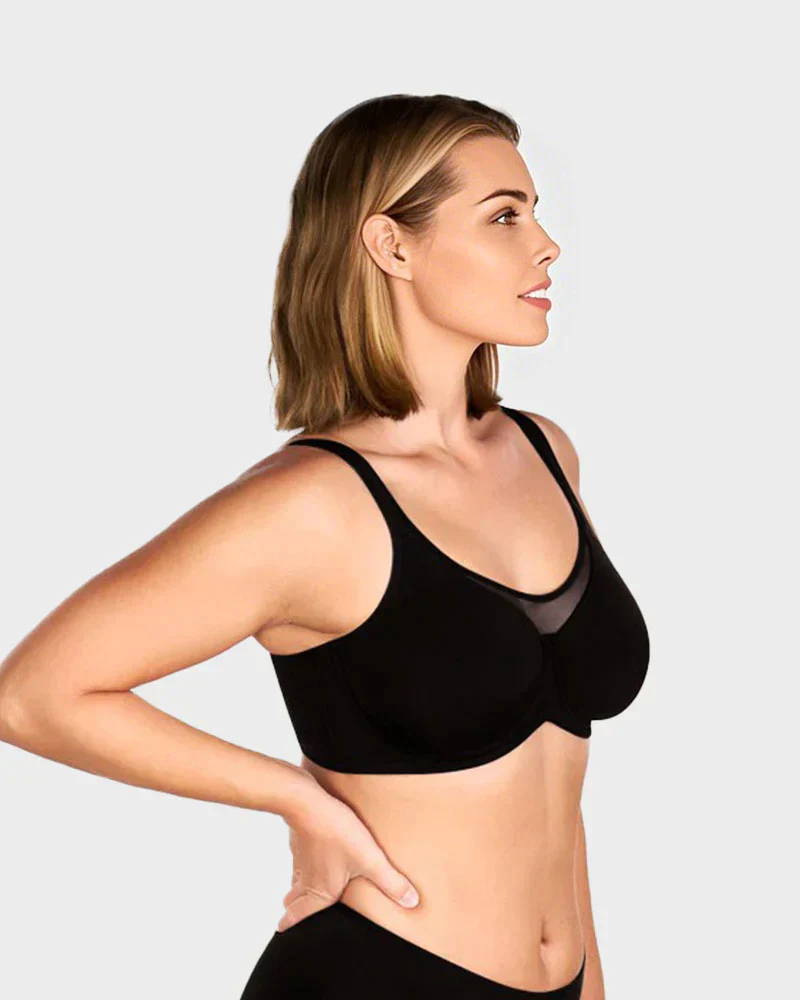 Plus Size Cooling Full Coverage Minimizer Bra - Image 11
