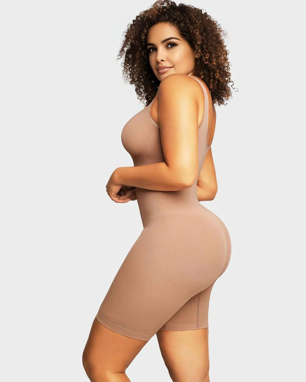 Seamless Sculpting Mid Thigh Bodysuit - Image 7