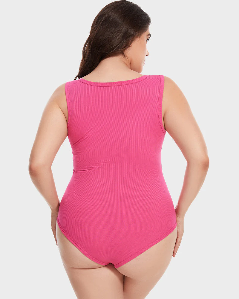 Sleeveless Tummy Control Tank Tops Bodysuits - Image 49