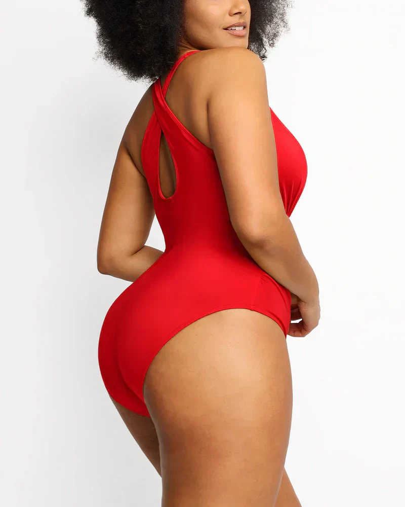 Smart Sculpt One Piece Tummy Control Swimsuit for Women - Image 8