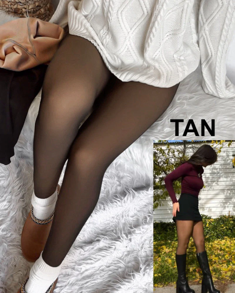 Today Only🎯 Translucent Fleece Lined Tights - Image 3