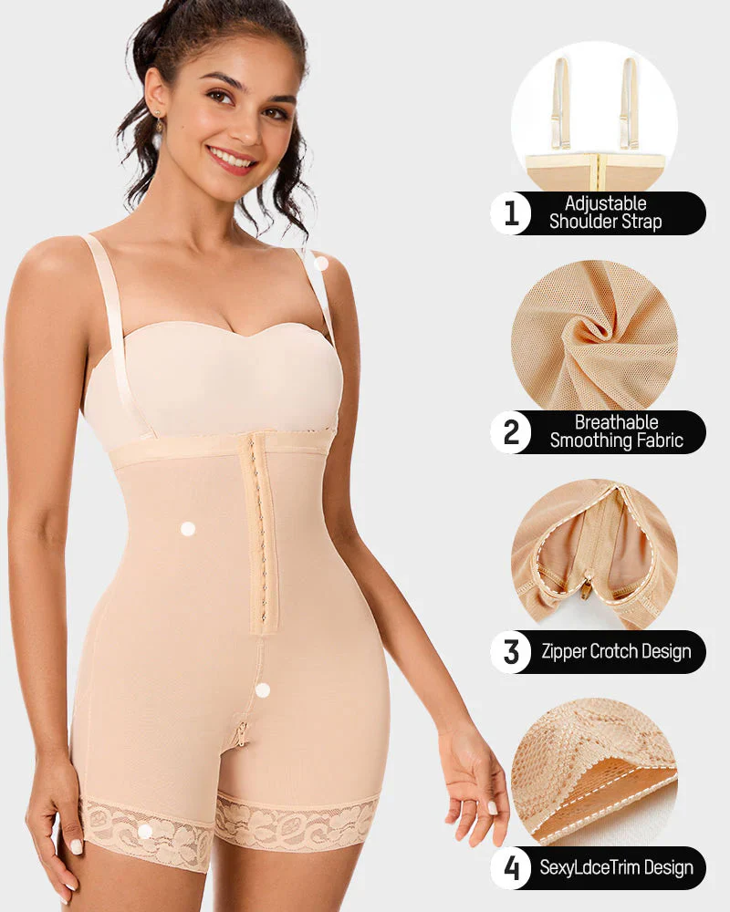Tummy Control Butt Lifter Bodysuit BBL Fajas - Image 6
