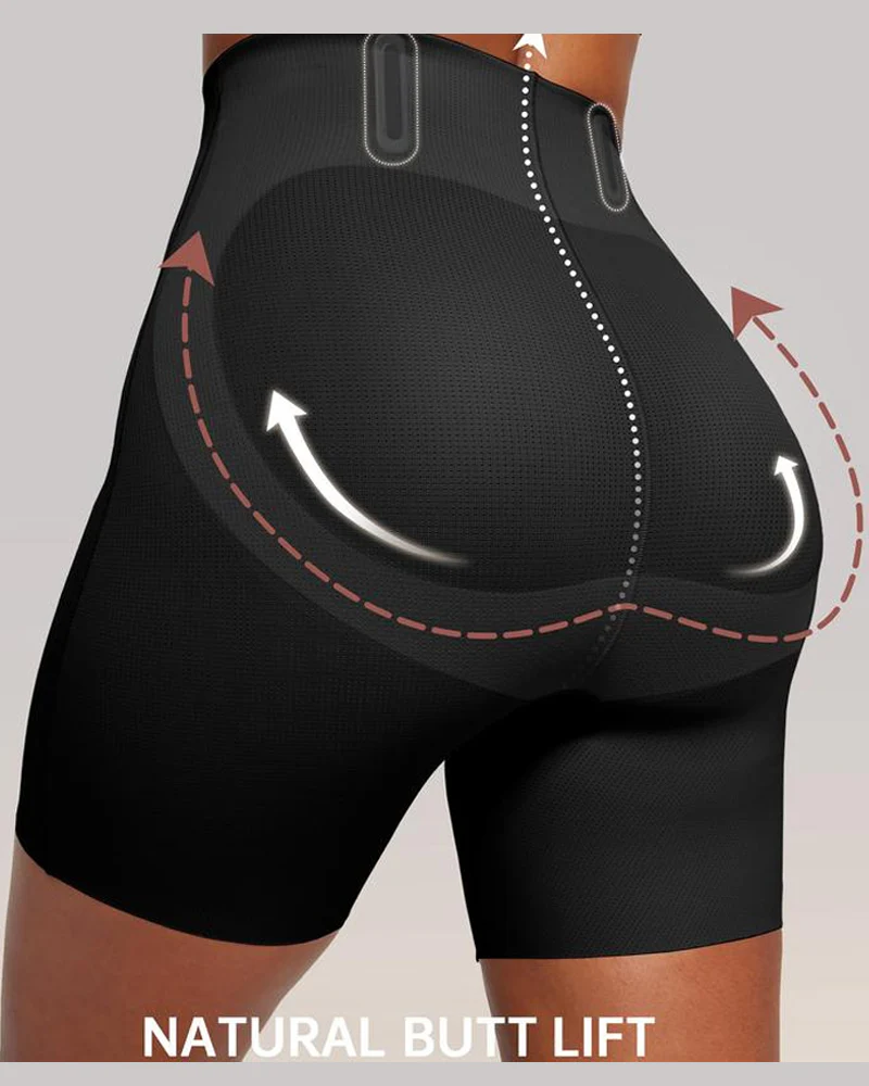 Tummy Control Butt Lifting Shapewear Breathable Comfortable Shorts - Image 12