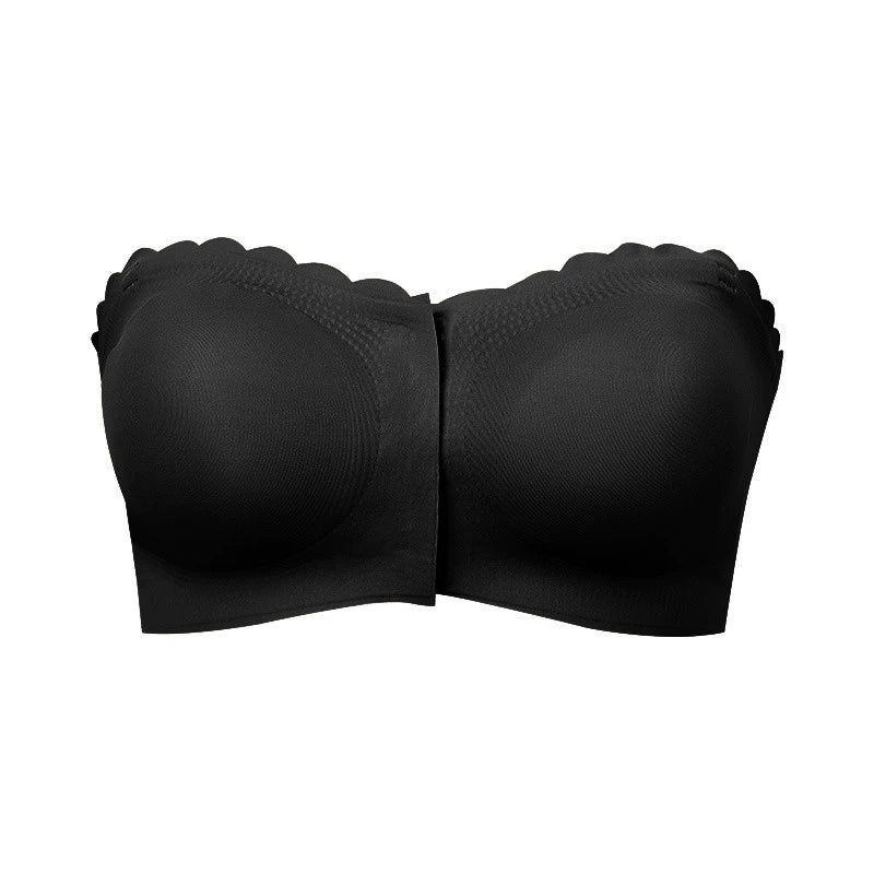 Wavy Trim Seamless Tube Top Bralette - Image 5