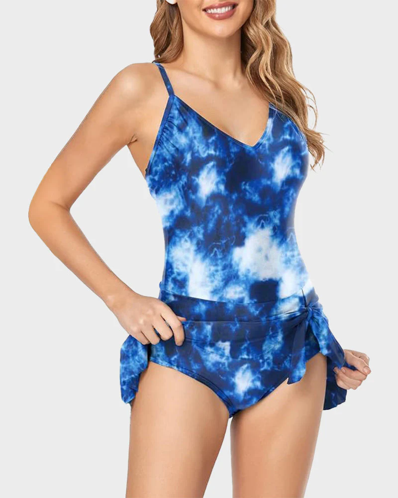 Women's Tummy Control Slim Fit Plus Size One Piece Swimsuit - Image 14